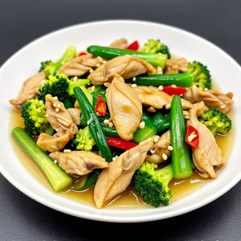 Stir Fried Chicken With Veg