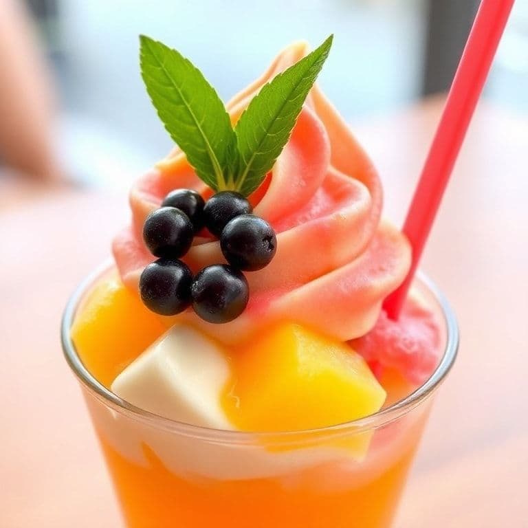 Mango / Lychee Sundae