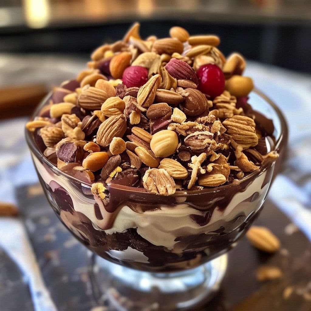 Nutty Chocolate Sundae