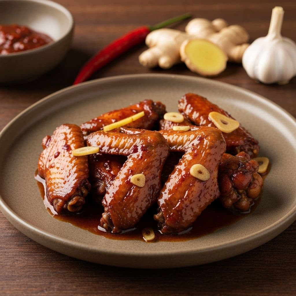 Chicken Wings In Red Wine