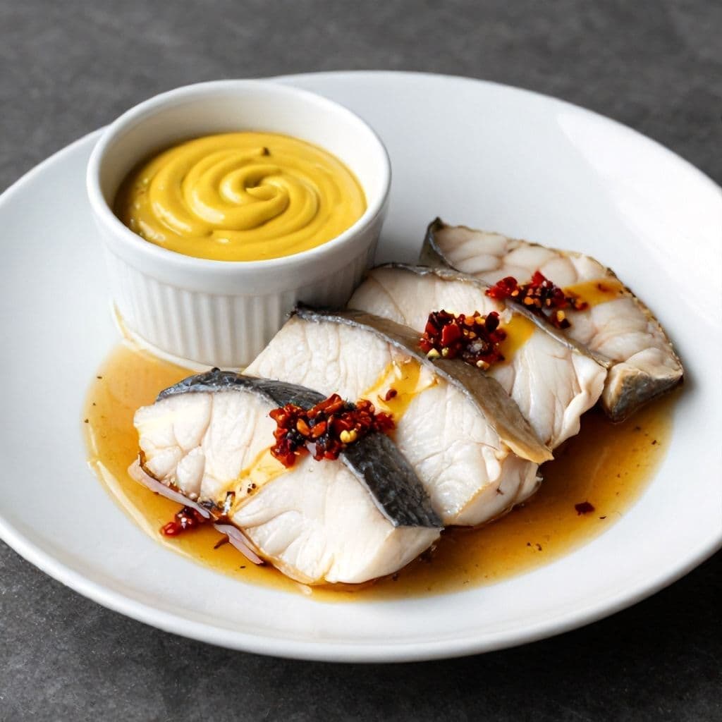 Sliced Fish Choice Of Sauce