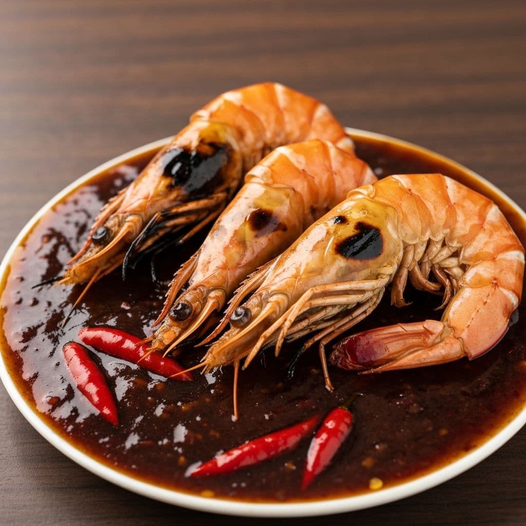 Burn & Chilly Plum Sauce Prawn