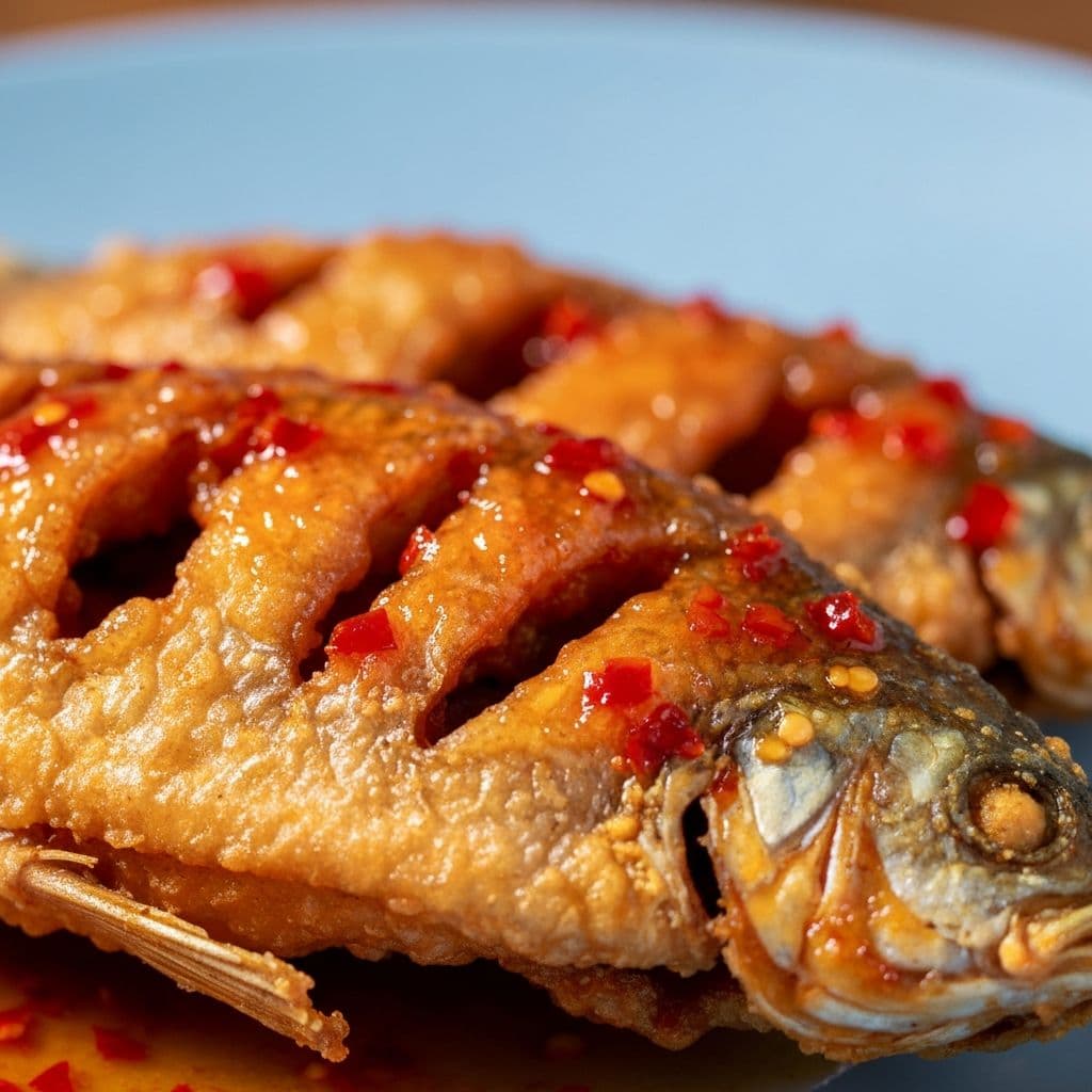 Crispy Fish Sweet Chilly