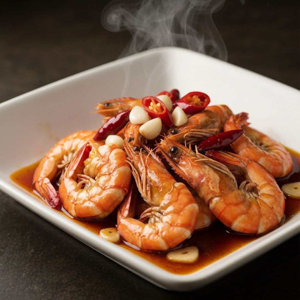 Pan Fried Szechuan Prawn