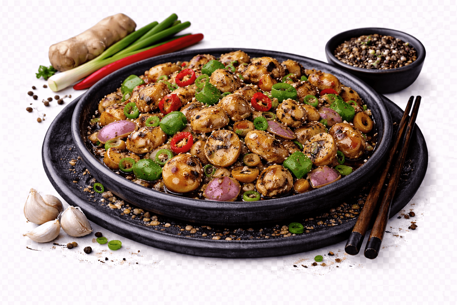 Mushroom Salt & Pepper