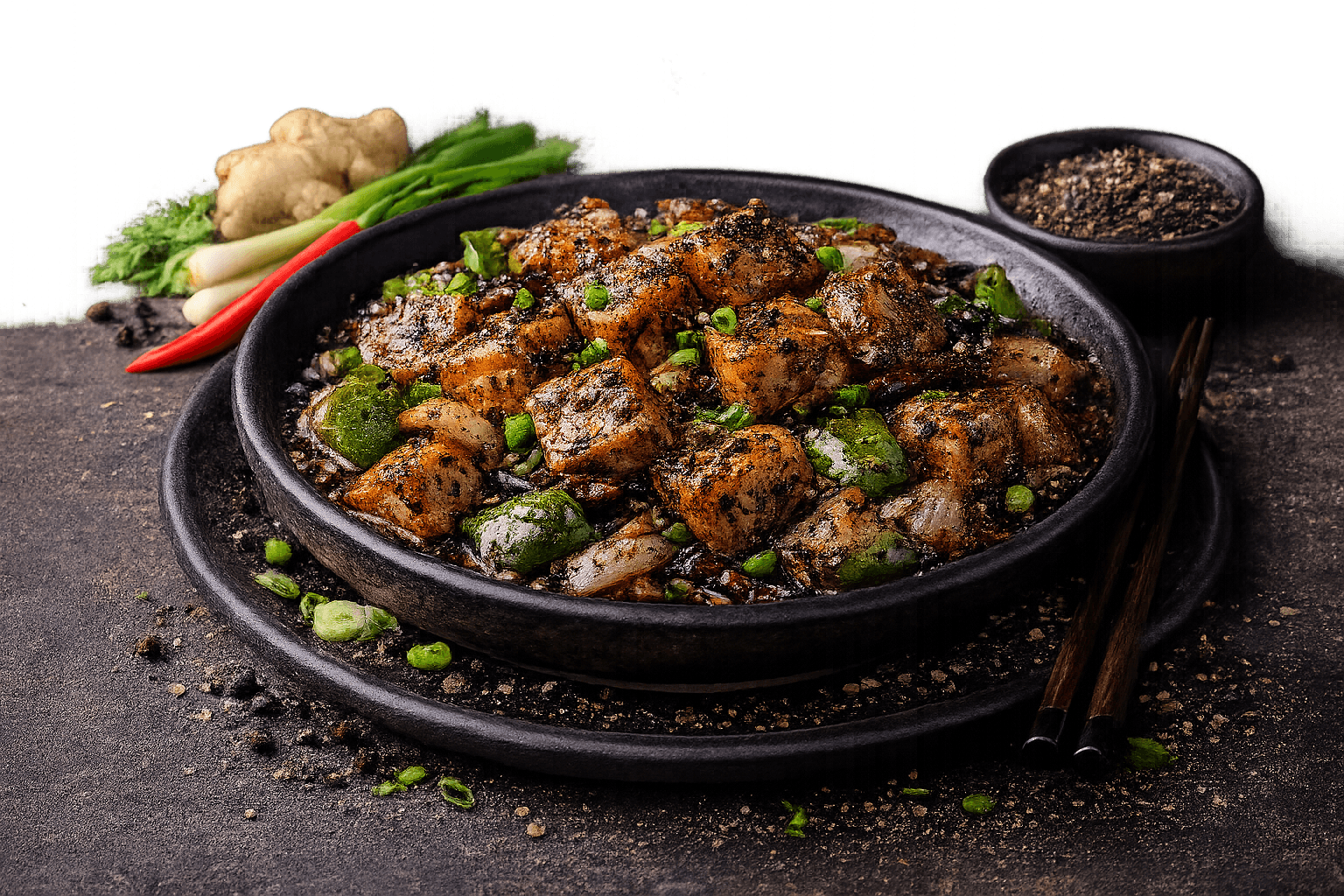 Spicy Cottage Cheese Black Pepper