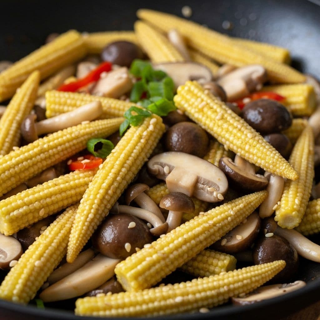 Babycorn & Mushroom Hong Kong
