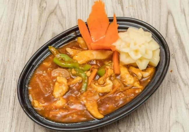 Shredded Chicken Chilly Garlic